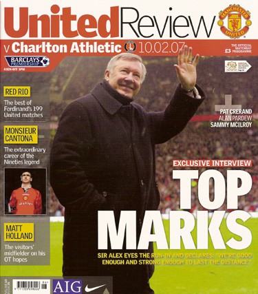 Manchester United FC v Charlton Athletic FC